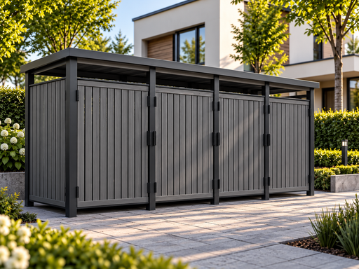 1,3 × 5 m-es fa kukatároló félnyeregtetővel és ajtókkal - garden gazebo pergola