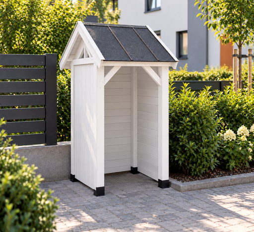 1,3 × 1,3 m-es fa kukatároló - garden gazebo pergola